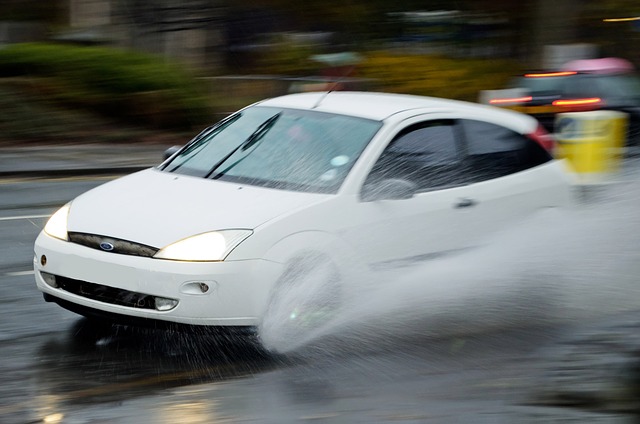 auto aquaplaning